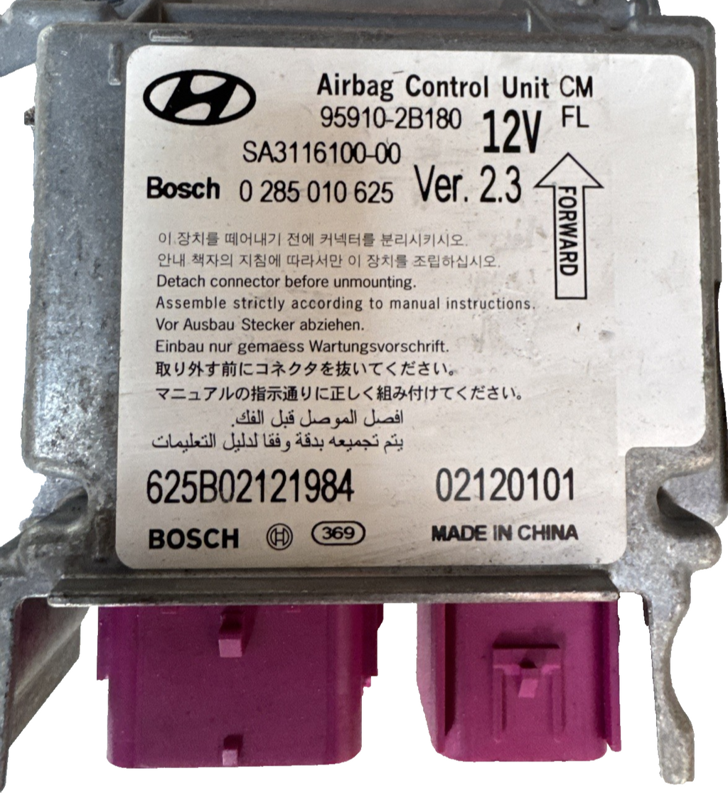 2012 HYUNDAI SANTA FE MK2 2.2 CRDI AIRBAG ECU MODULE SRS MODULE ECU 959102B180