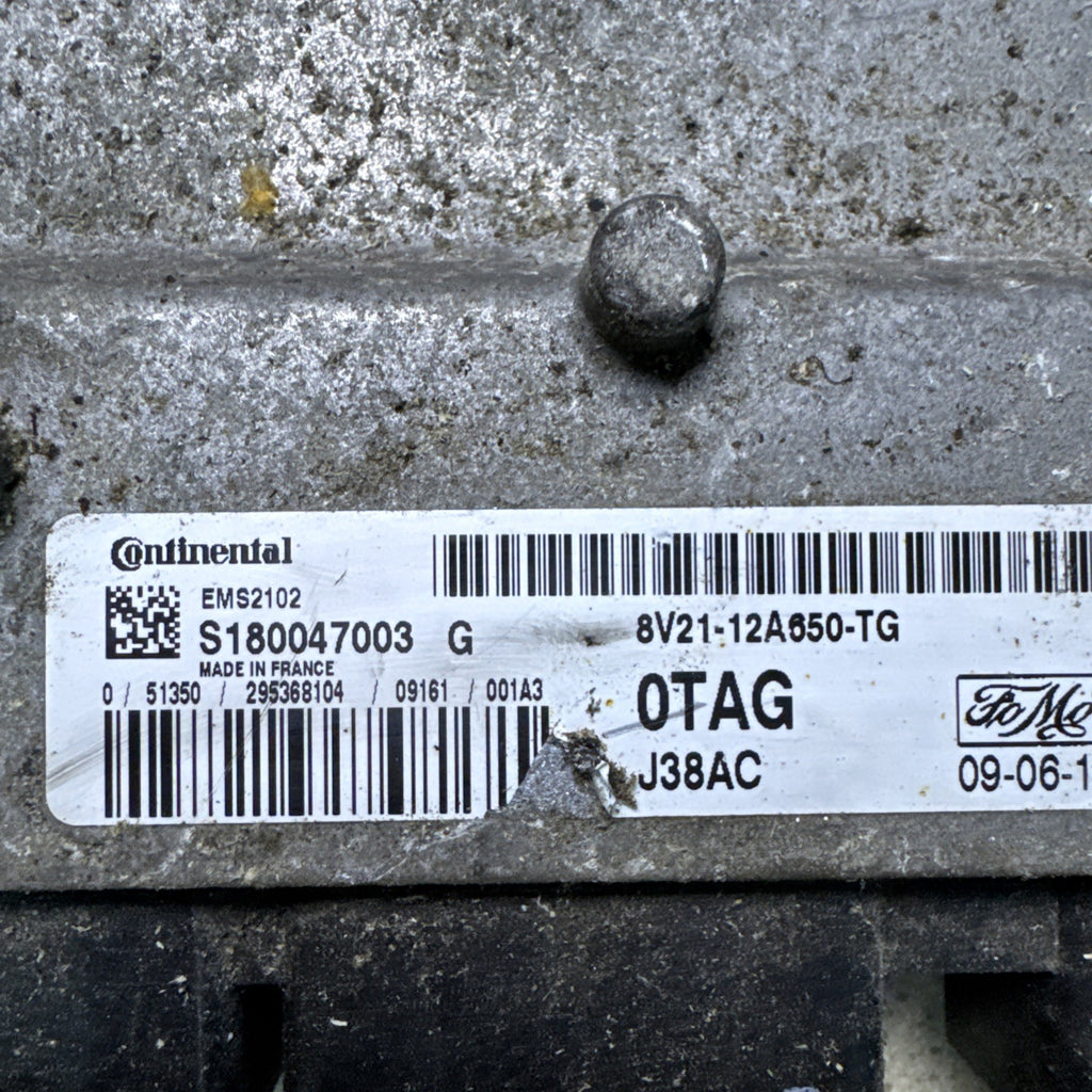 8V21-12A650-TG S180047003 G Ford Fiesta 1.4 Engine Control Unit ECU 8V2112A650TG