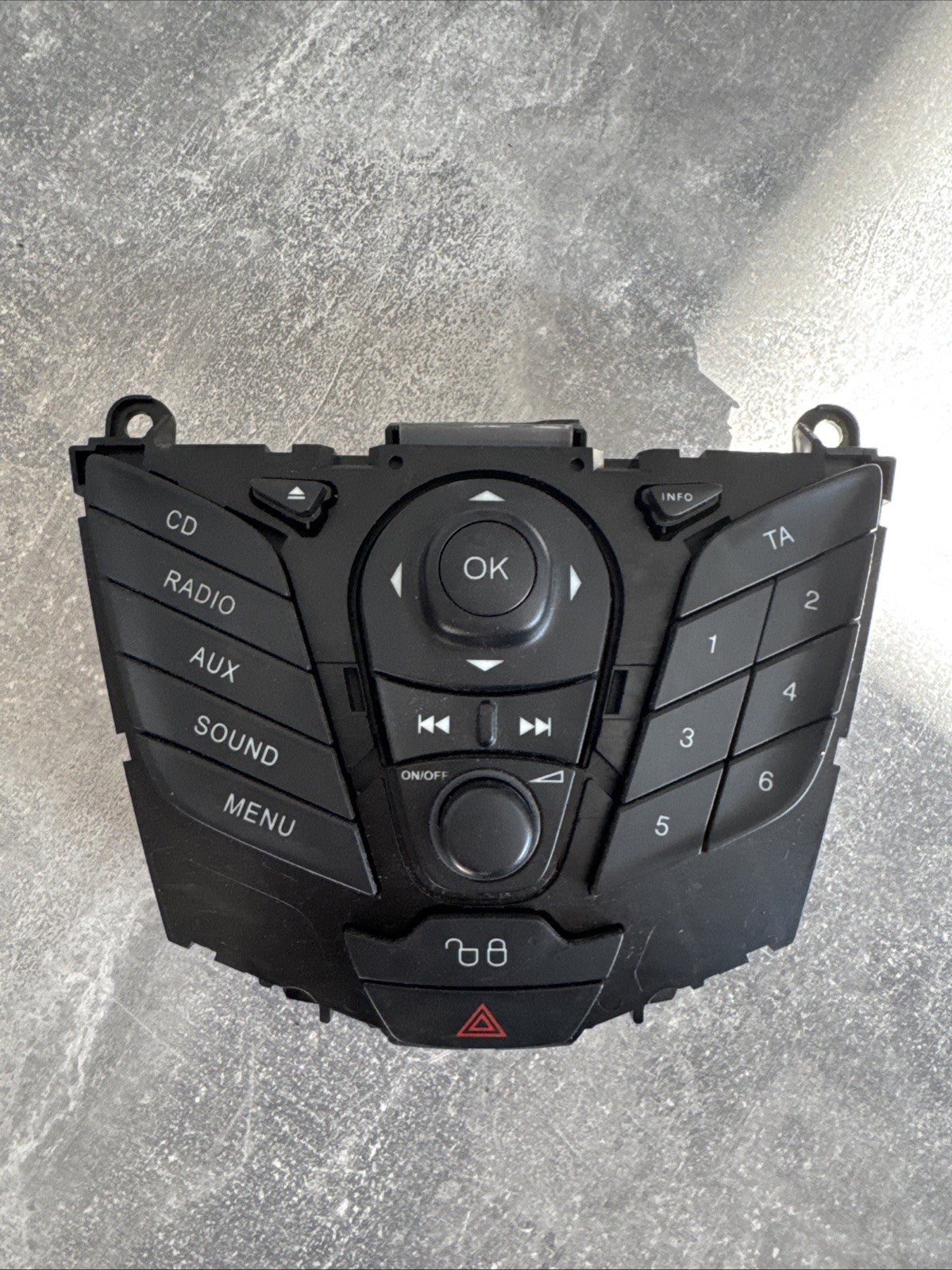 FORD FIESTA MK7 BLACK RADIO BUTTONS CONTROL PANNEL 8A6T-18K811-AD 2008-2012