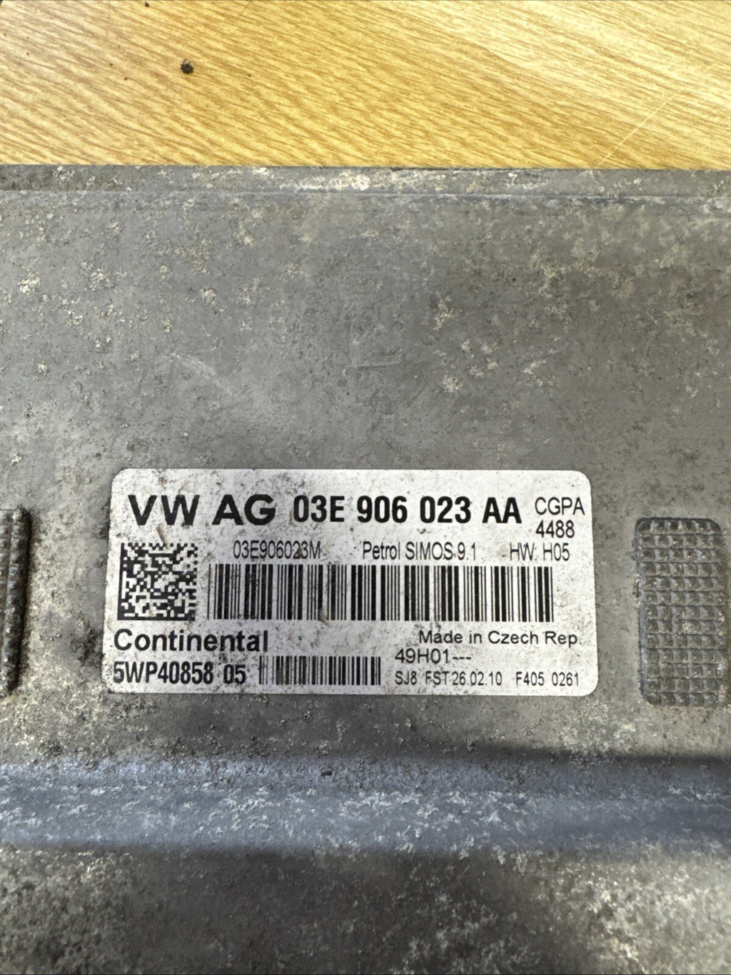 Seat Ibiza 6J 1.2 CGPA 69HP Engine Control Unit Module ECU 03E906023AA