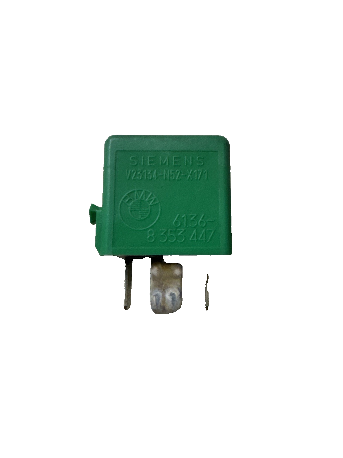 BMW Green Relay 8353447 61368353447 SIEMENS V23134-N52-X171 Used Genuine
