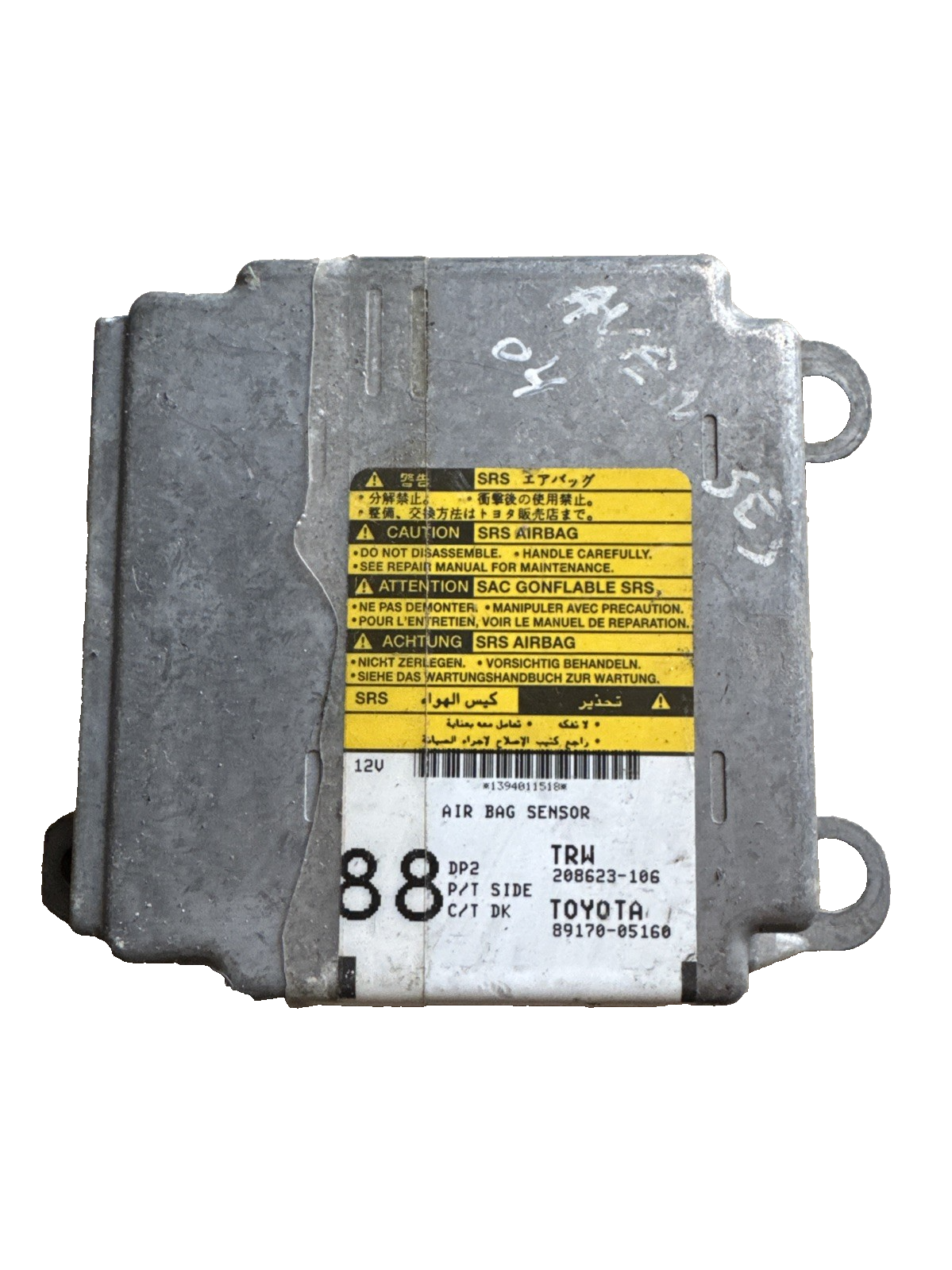 Toyota Avensis Air  Bag Control Module Ecu Unit 208623106  2003-2009S