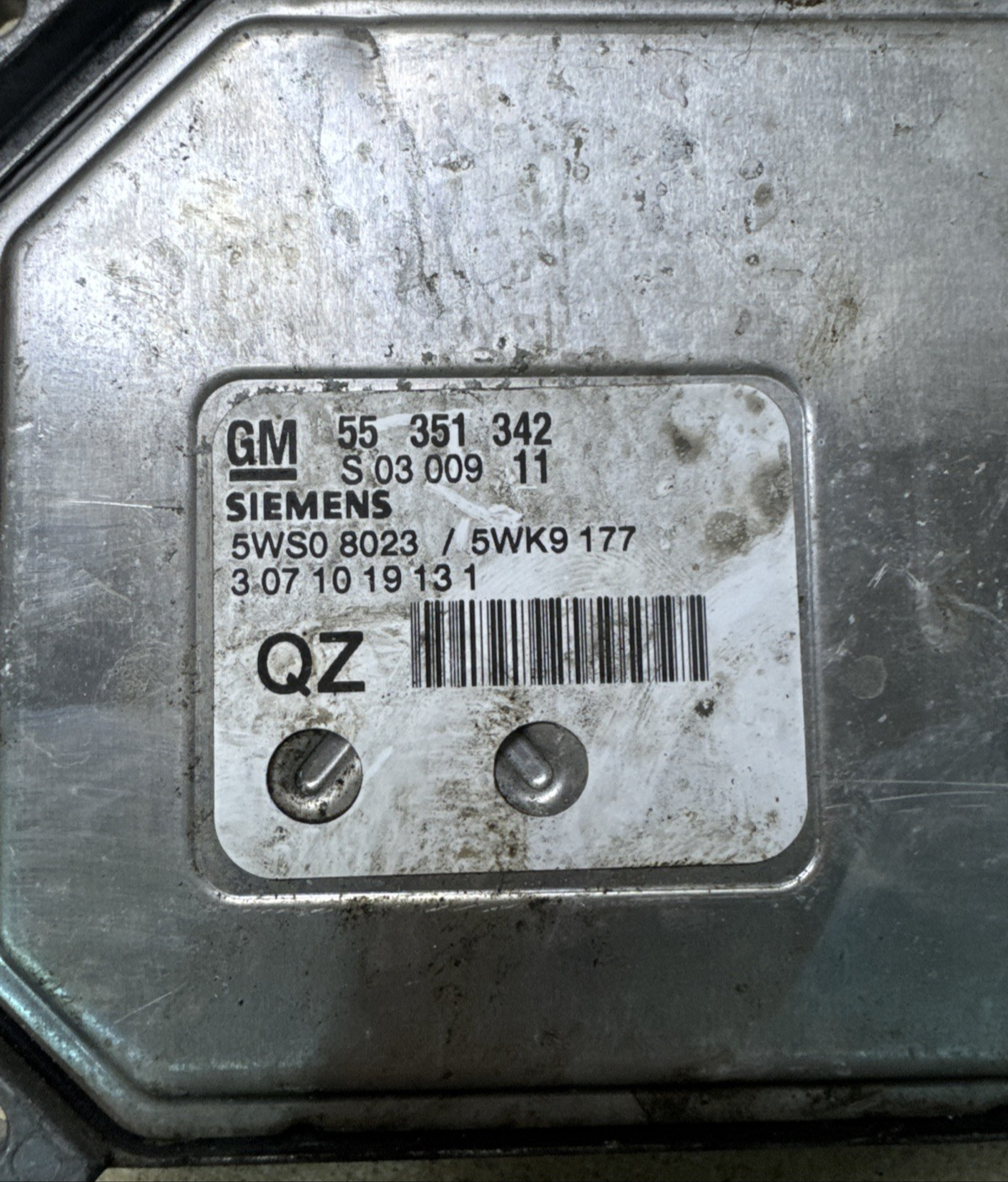 OPEL SIGNUM Engine Control Unit 55351342 2.20 Petrol 114kw 2003 21586922