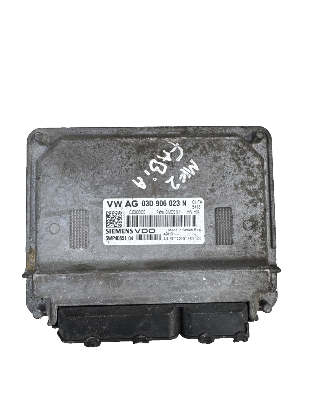 2010 SKODA FABIA LEVEL 1 MK2 PETROL ECU 03D906023N 5WP40851