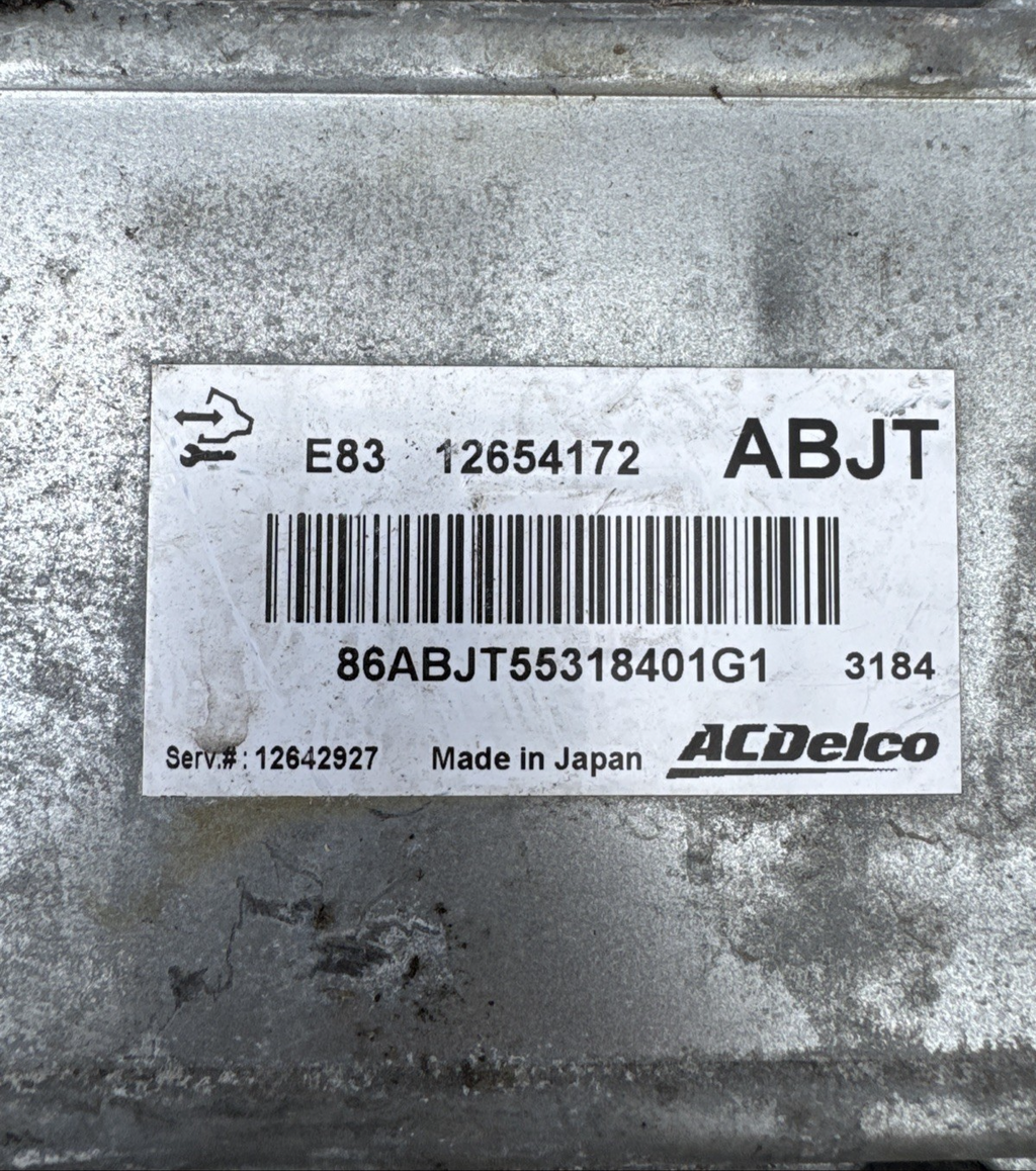 VAUXHALL ASTRA J 1.6 PETROL A16XER ENGINE CONTROL MODULE ECU 12654172