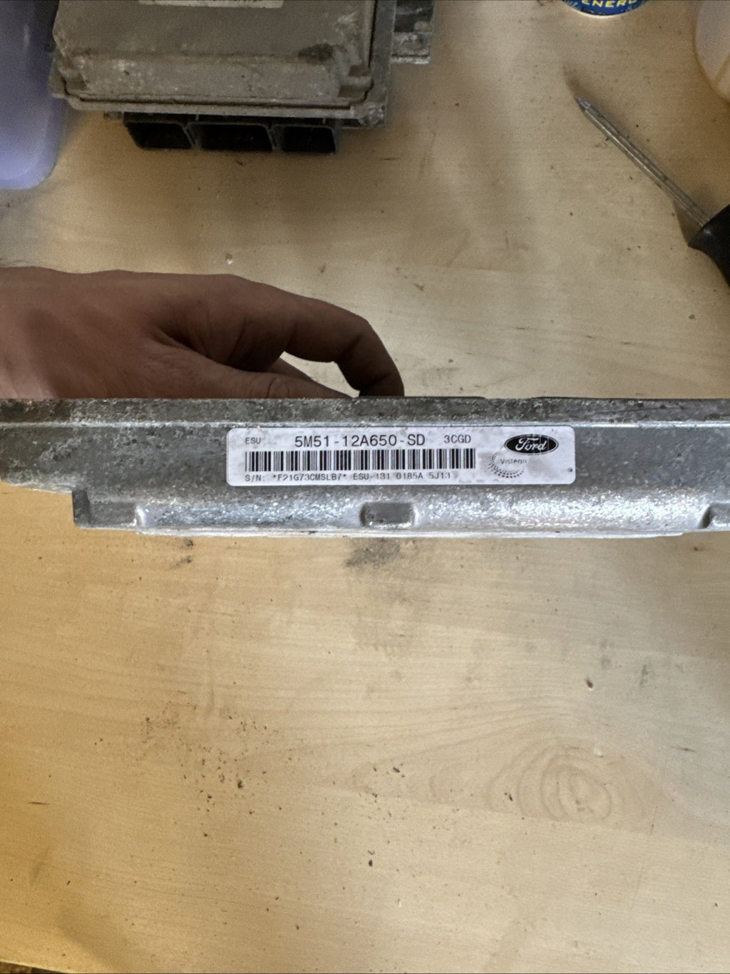 2007 FORD FOCUS 1.8 ENGINE CONTROL UNIT 5M51-12A650-SD