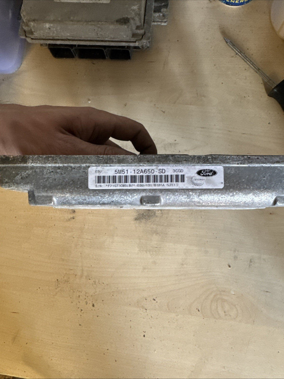 2007 FORD FOCUS 1.8 ENGINE CONTROL UNIT 5M51-12A650-SD
