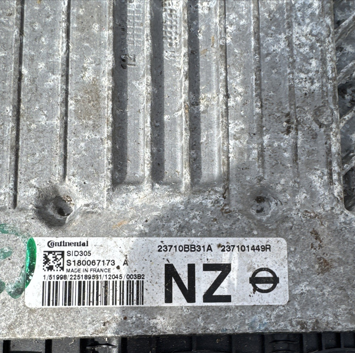 2005 PEUGEOT 407 HDI DIESEL ENGINE CONTROL UNIT ECU S180067173A