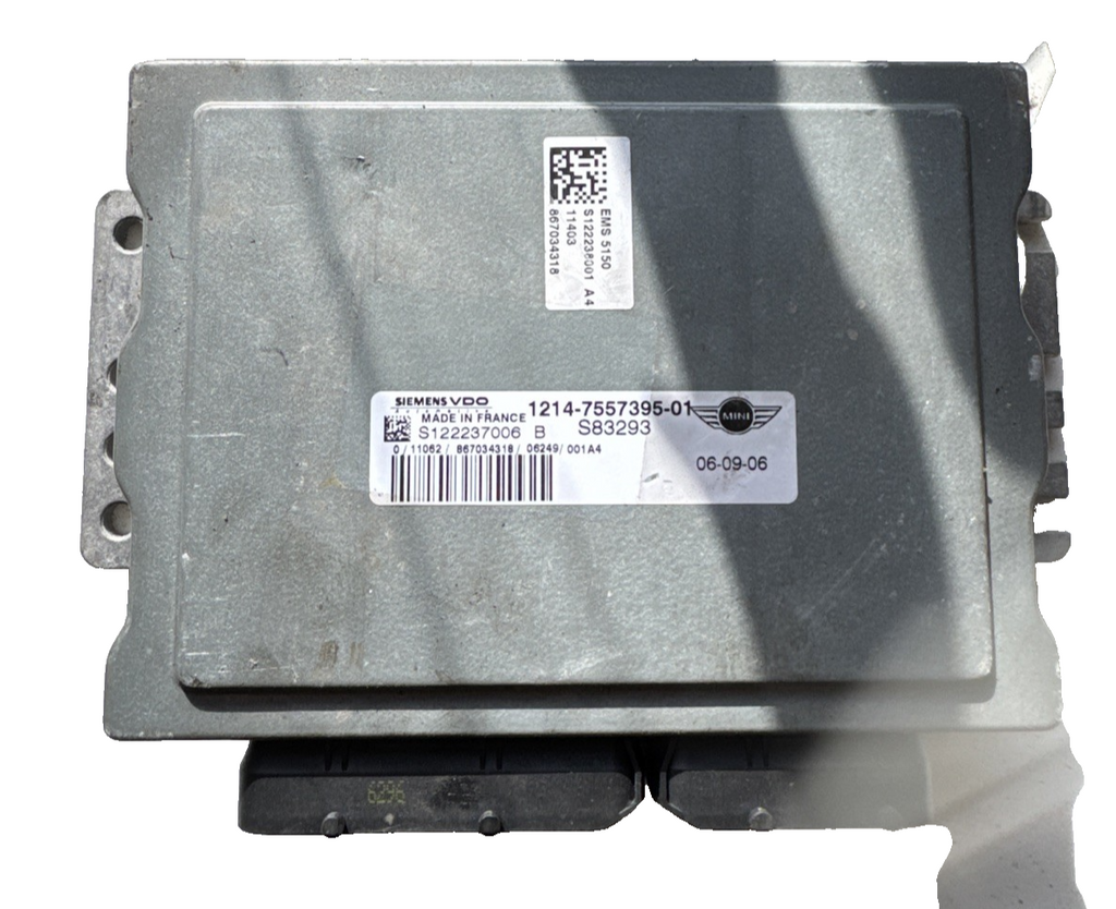 MINI COOPER R52 ENGINE CONTROL UNIT (ECU) 2004-09 S122237006B