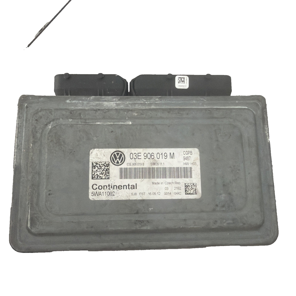 VW POLO (2010   2014) ENGINE CONTROL UNIT ECU 1.2 PETROL 03E906019M