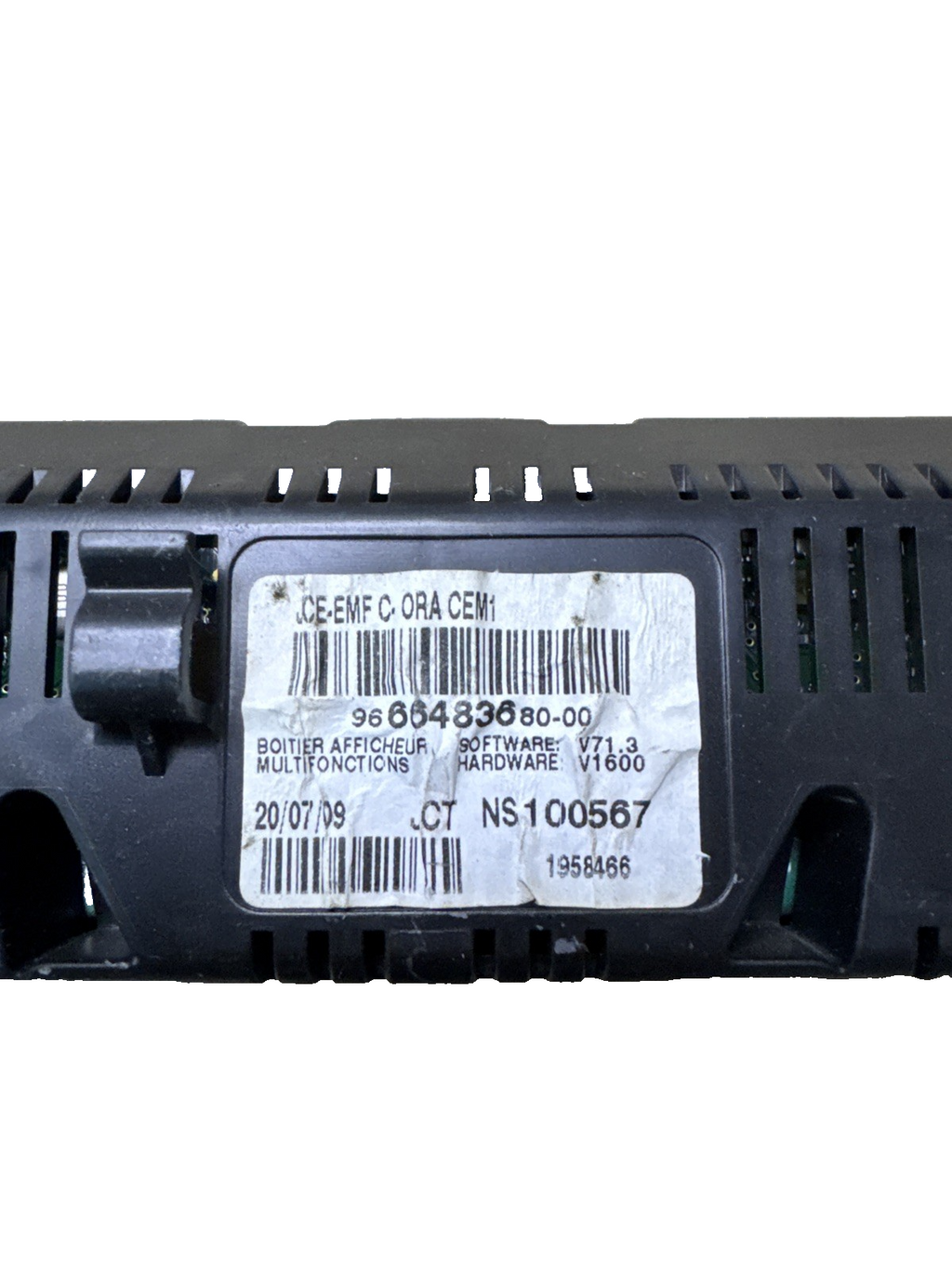 Peugeot 308 Radio Multifunction Display Screen 2007-2014 Mk1 9660525577