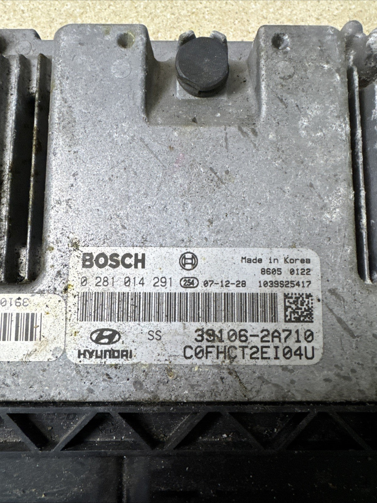 HYUNDAI I30 1.6 CRDi Premium 5DR D4FB 2008 ENGINE ECU 39106-2A710 /0281014291