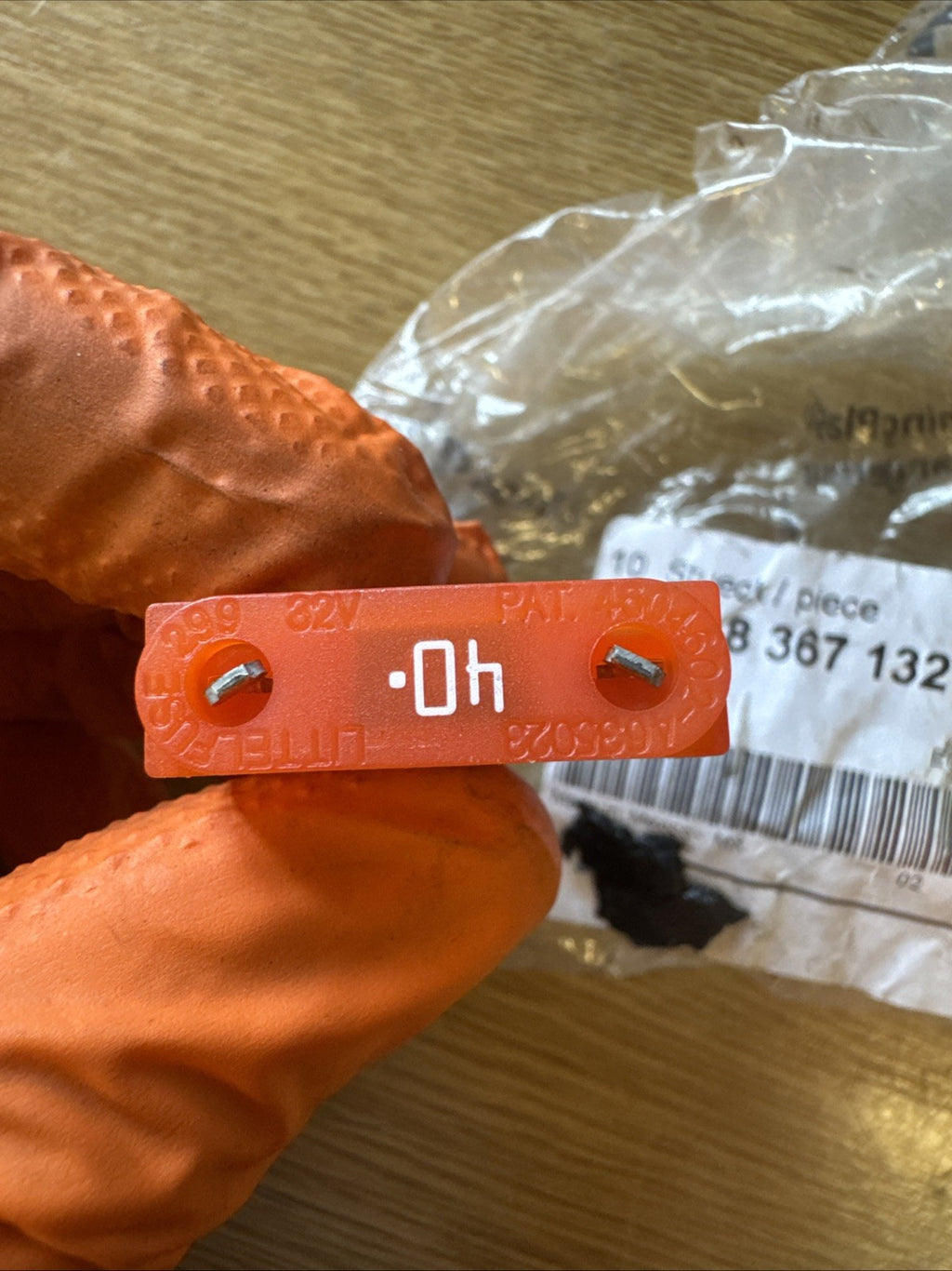 1x 🔺BMW Maxi Blade Orange Fuse 40 Amp 32 Volt 61138367132 New Genuine
