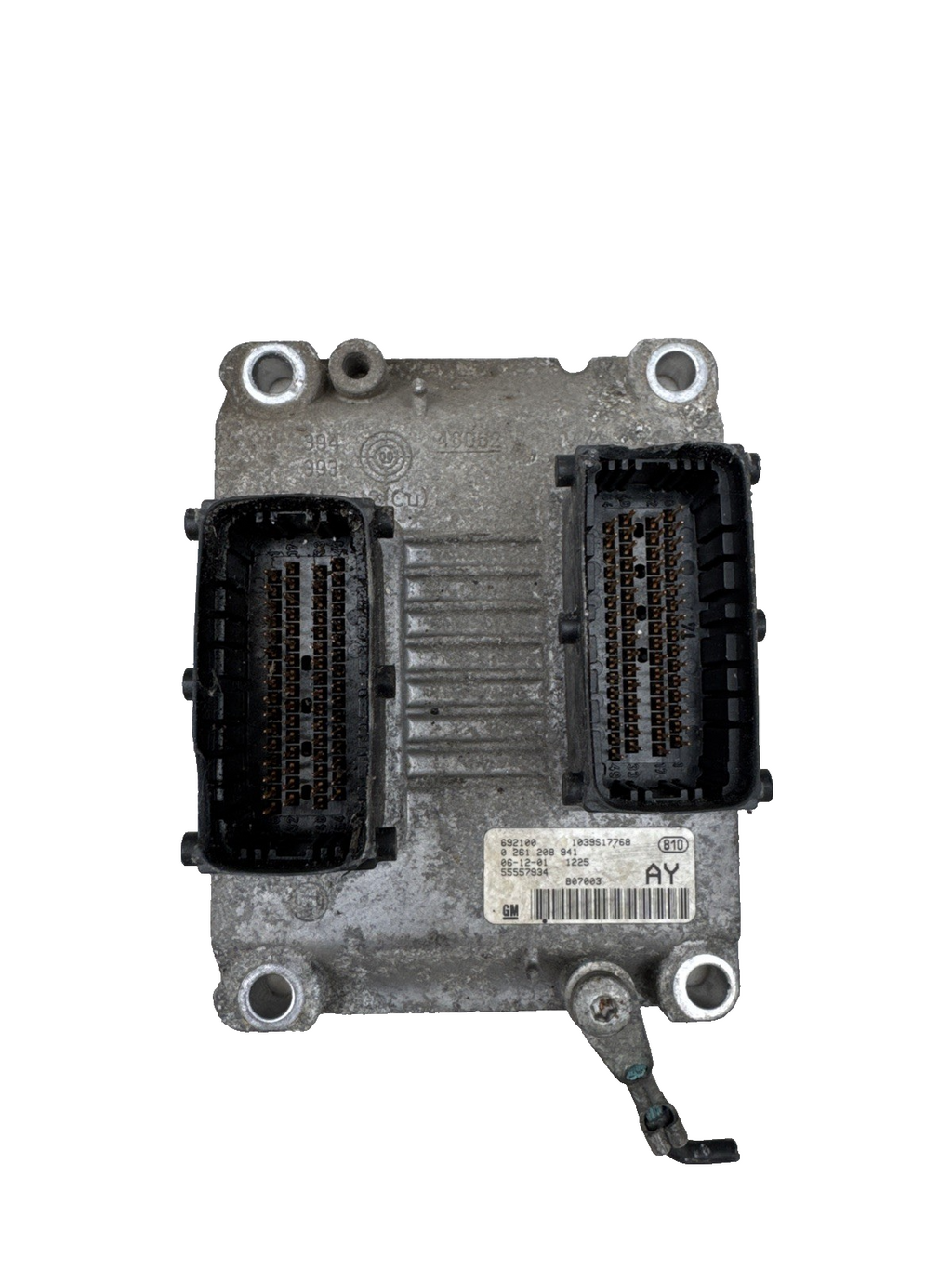 2006-2010 D VAUXHALL CORSA ENGINE ECU 1.4 PETROL Z14XEP 55557934