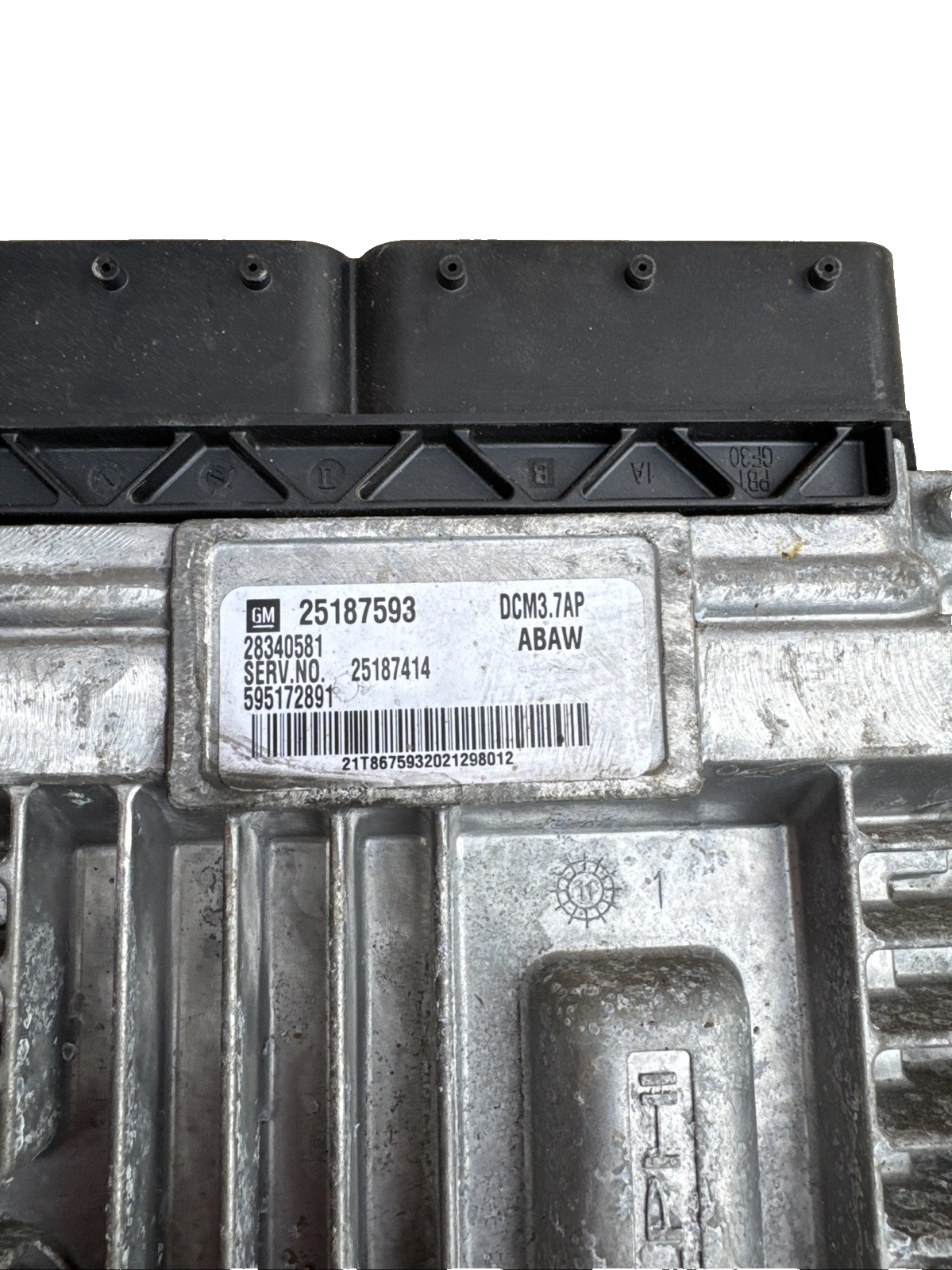 2012 CHEVROLET ORLANDO MK1 ECU ENGINE CONTROL UNIT- 25187593