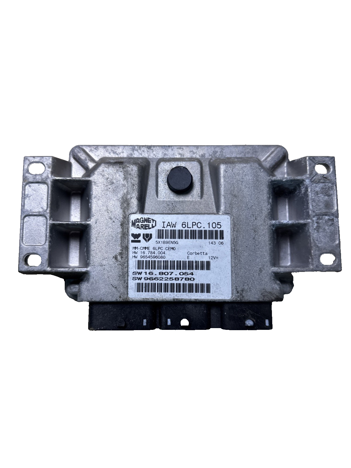 Peugeot 207 2006 9662258780 Engine control unit module ECU ALD16103