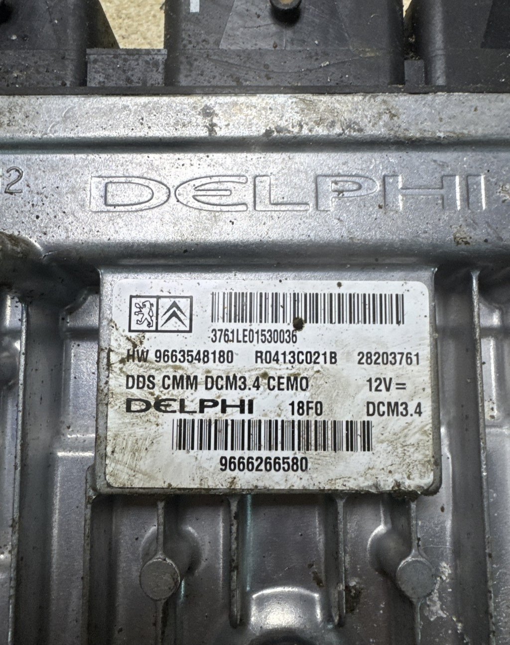 9664437180 Peugeot 407 Citroen C5 2.0 HDI Engine Control Unit ECU 9663548180