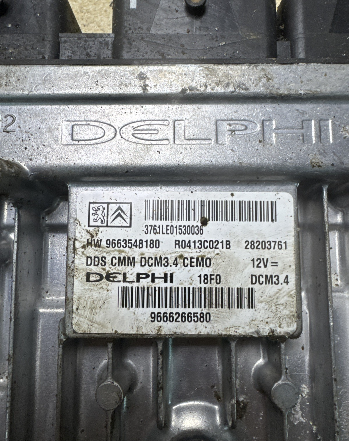9664437180 Peugeot 407 Citroen C5 2.0 HDI Engine Control Unit ECU 9663548180