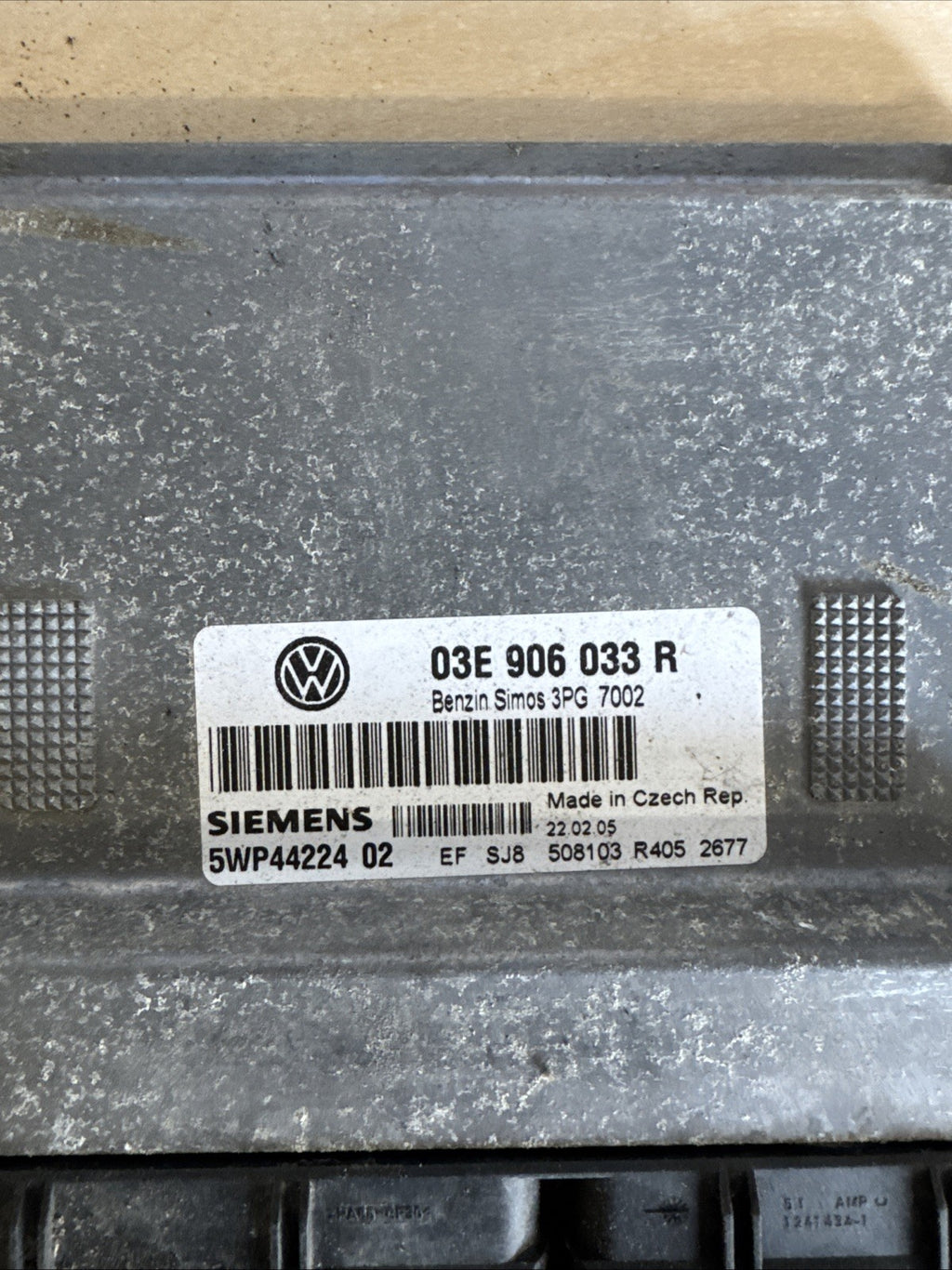 2005 VW POLO 1.2 Twist 3DR MK4 (9N) AZQ ENGINE ECU 03E906033R