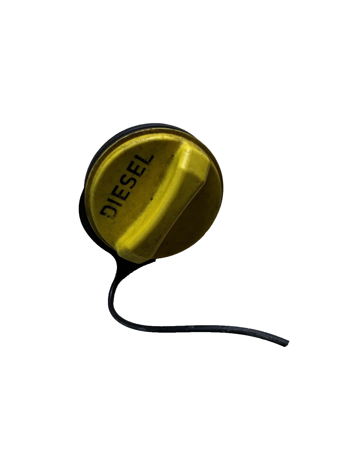 Land Rover Discover 3 & 4 L319 (05-15) Diesel Fuel Filler Cap Yellow Corded
