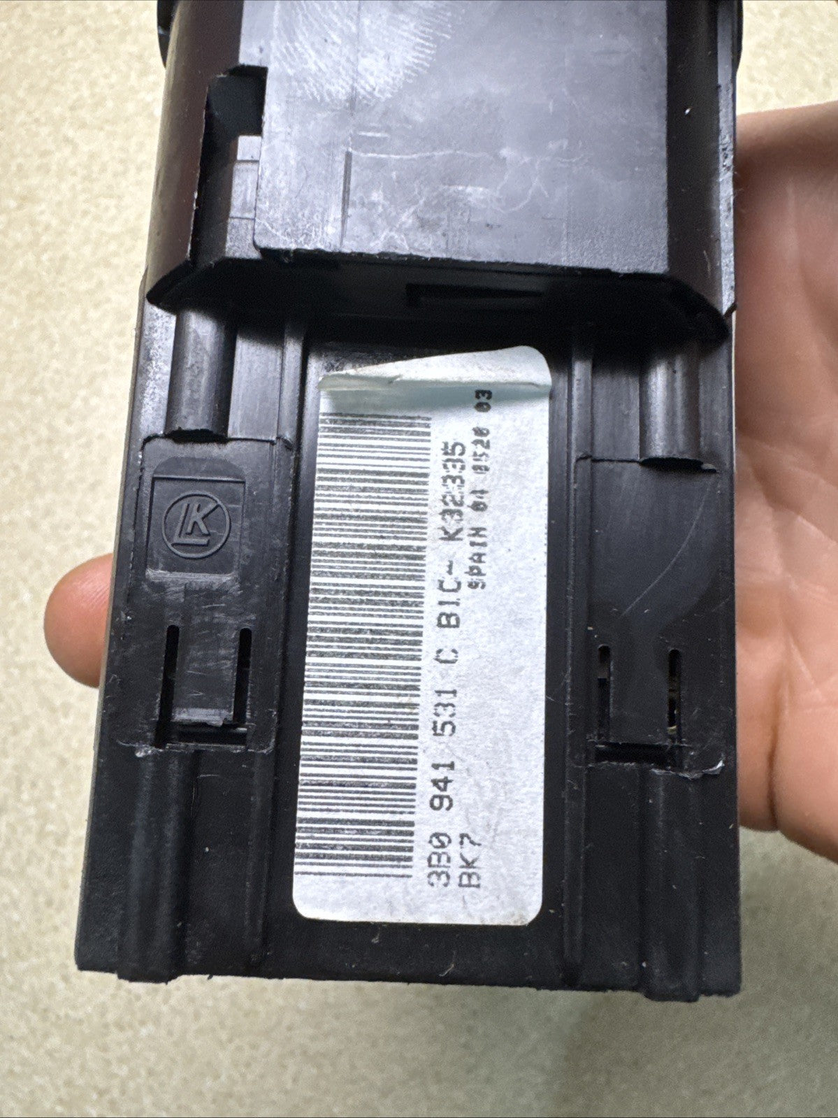 FORD GALAXY SEAT ALHAMBRA VW SHARAN HEADLIGHT,FOG LIGHT SWITCH PACK 3B0941531C
