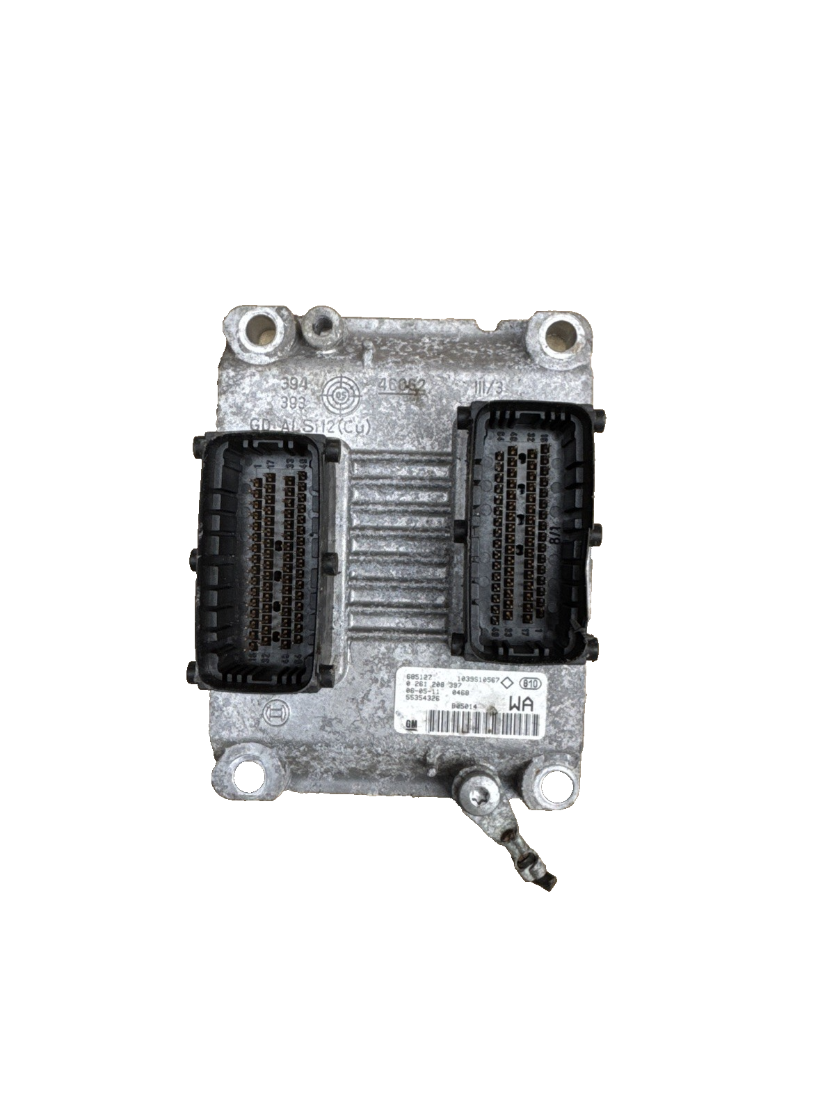 WA 55354326 Vauxhall Agila Engine Ecu OPEL Bosch 0261208397