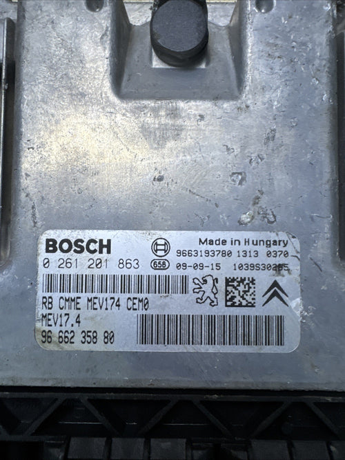0261201863 Peugeot / Citroen Engine Control Module Unit ECU 9666235880