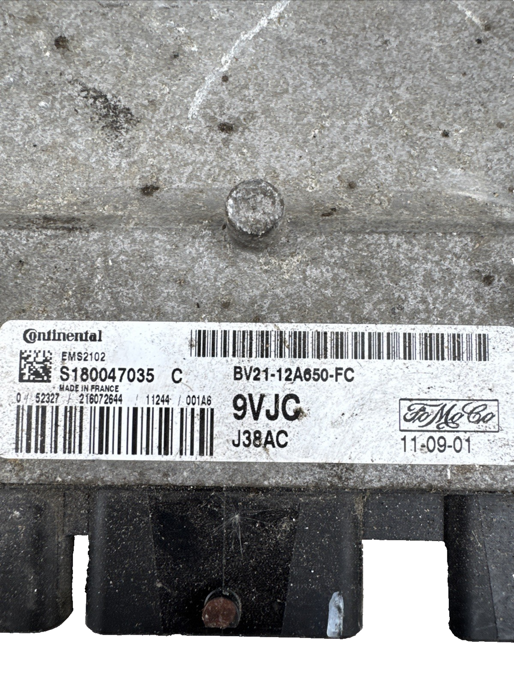 FORD FIESTA ENGINE ECU CONTROL UNIT ECU MK7 B299 ZETEC 1.2 PETROL  BV2112A650FC