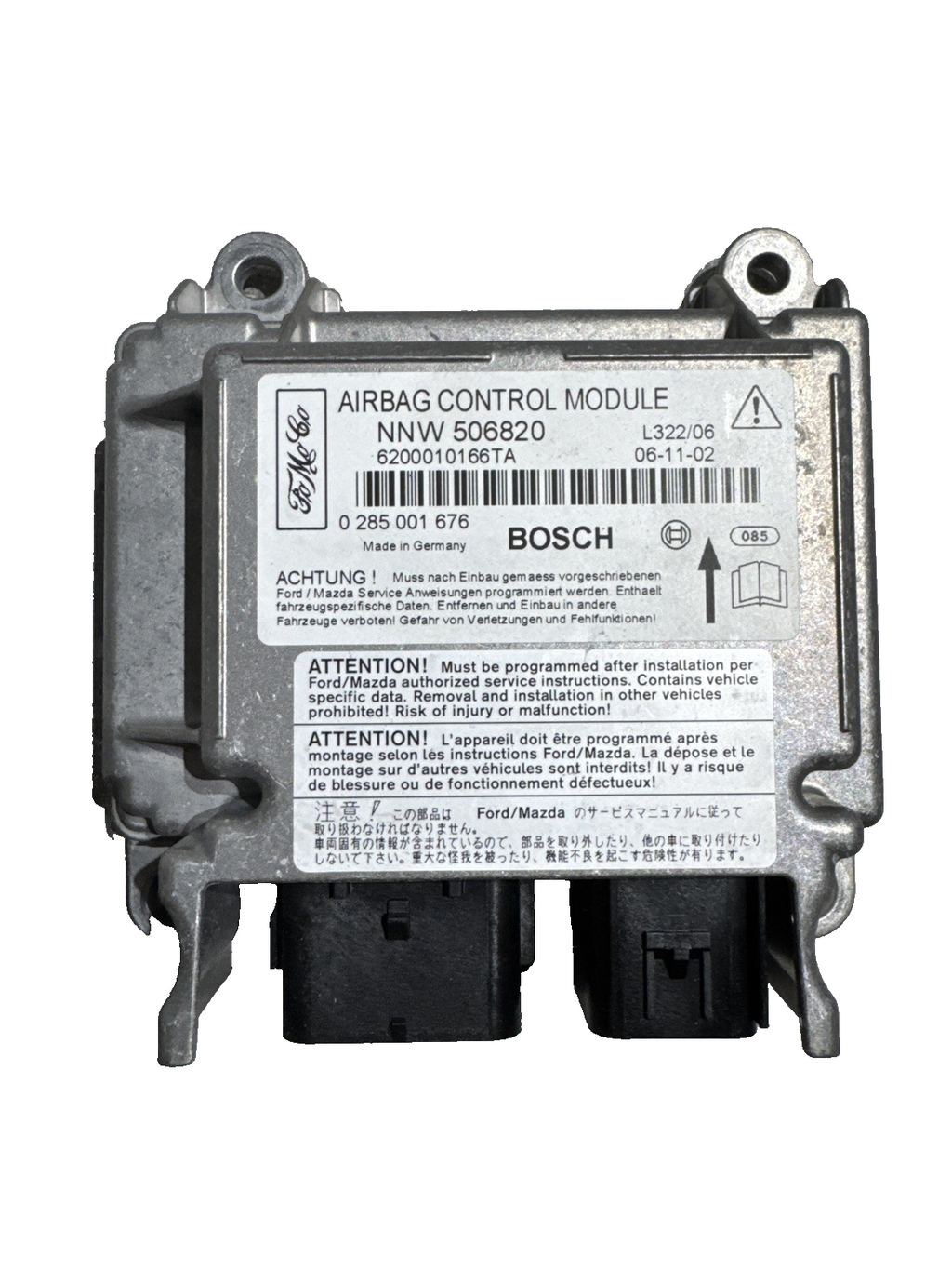 Range Rover L322 Control Module SRS ECU NNW506820 2006 to 2010