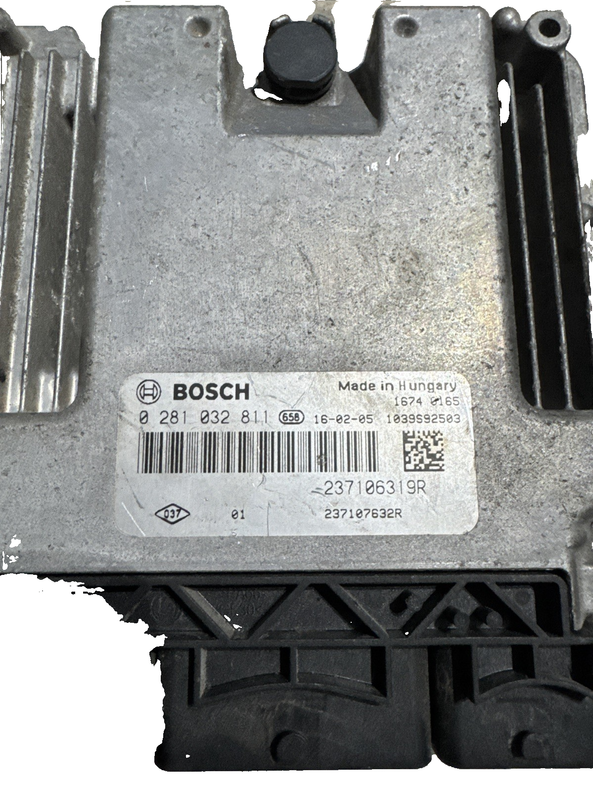 2019 RENAULT CLIO 1.5L ENGINE CONTROL MODULE ECU 0281032811, 237106319R