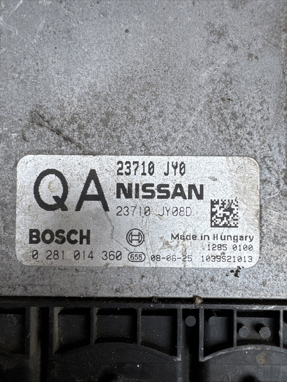 2009 RENAULT KOLEOS ECU CONTROL UNIT DIESEL 2000DIESEL 23710JY0