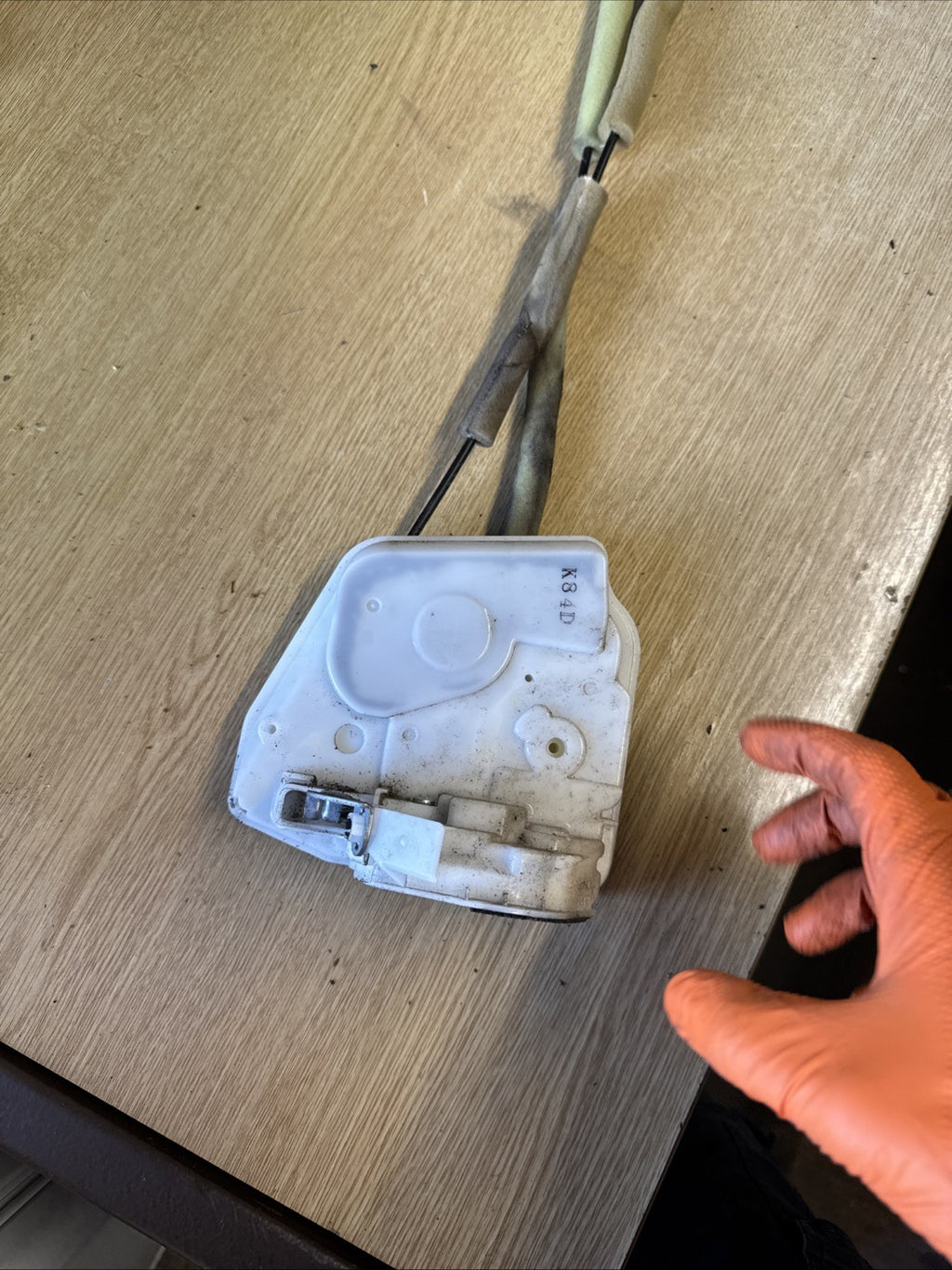 2013 MAZDA CX 5 MK1 NSR PASSENGER SIDE REAR DOOR LOCK MECHANISM