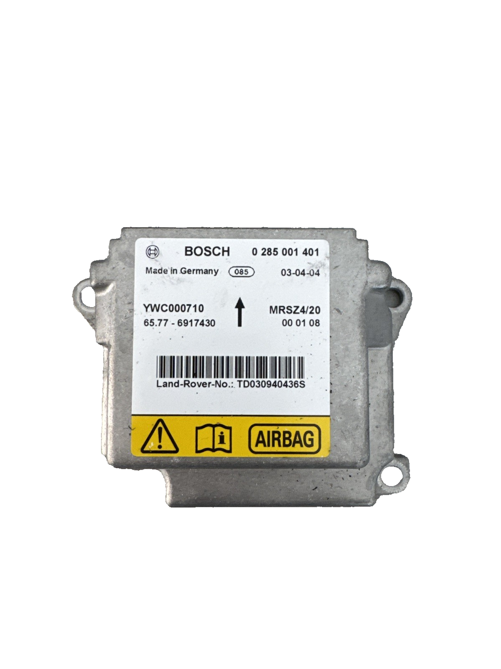 Land Rover Range Rover L322 2003-2005 Airbag ECU SRS Module YWC000710 0285001401