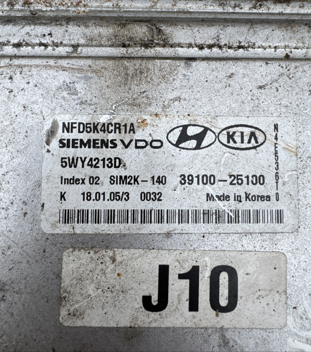Hyundai Sonata 06-08 ECU Kefico 39100-25100 3910025100 5WY4213D