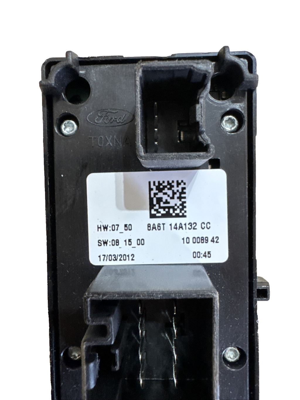 2011 FORD FIESTA SWITCH FRONT LEFT SIDE WINDOW BA6T14A132CC