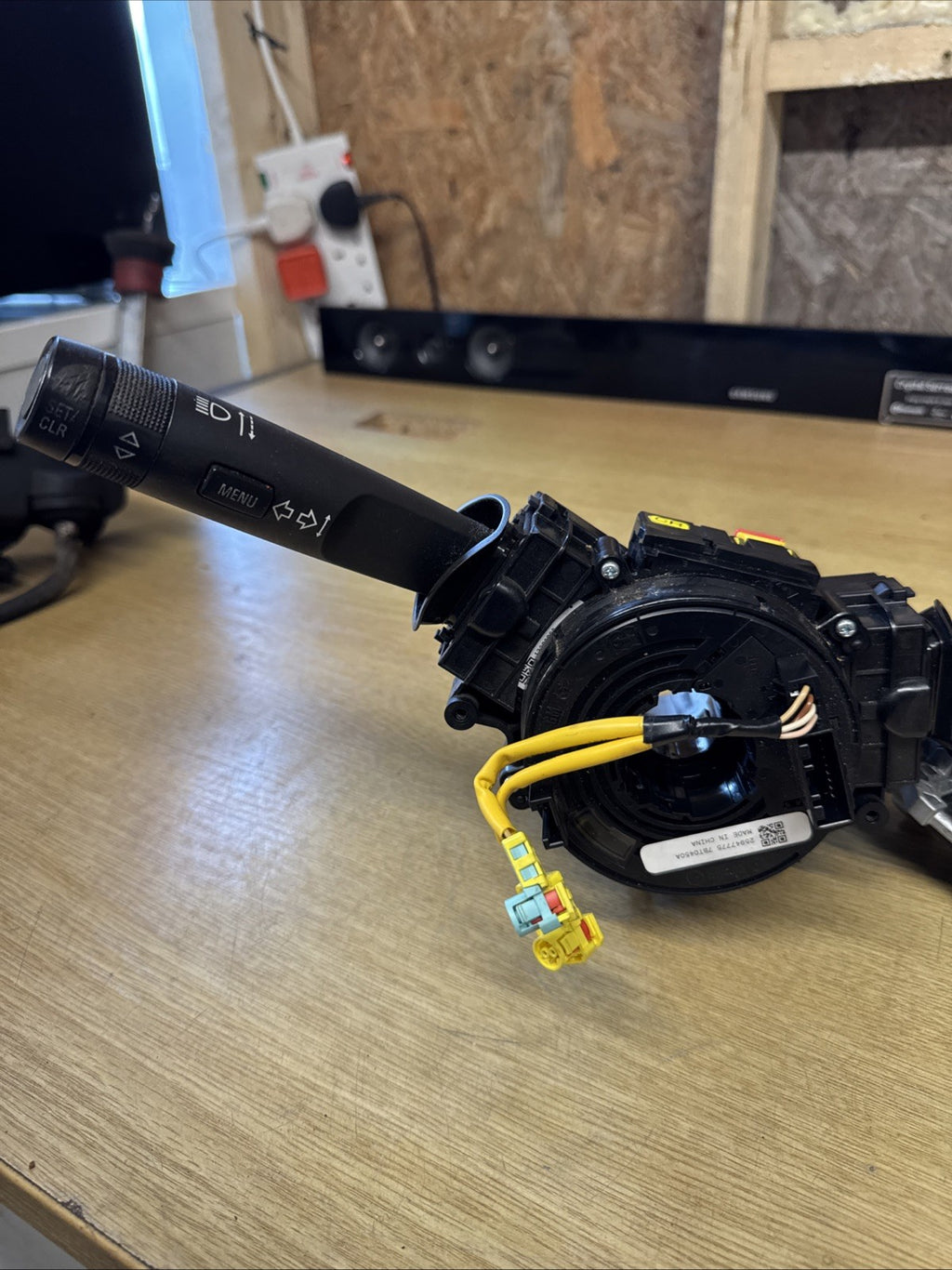 VAUXHALL INSIGNIA indicator wiper switch and CLOCK SPRING With Ignition 25947775