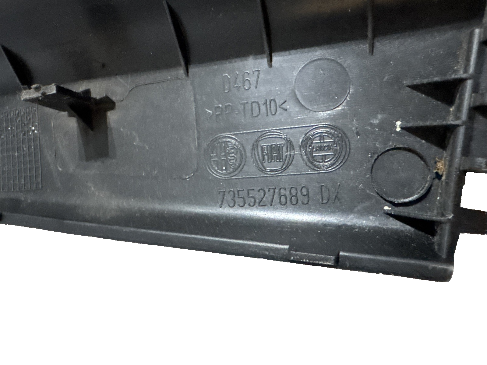 2013 FIAT 500L 5DR DRIVER SIDE REAR DOOR COVER TRIM 735527689 OEM