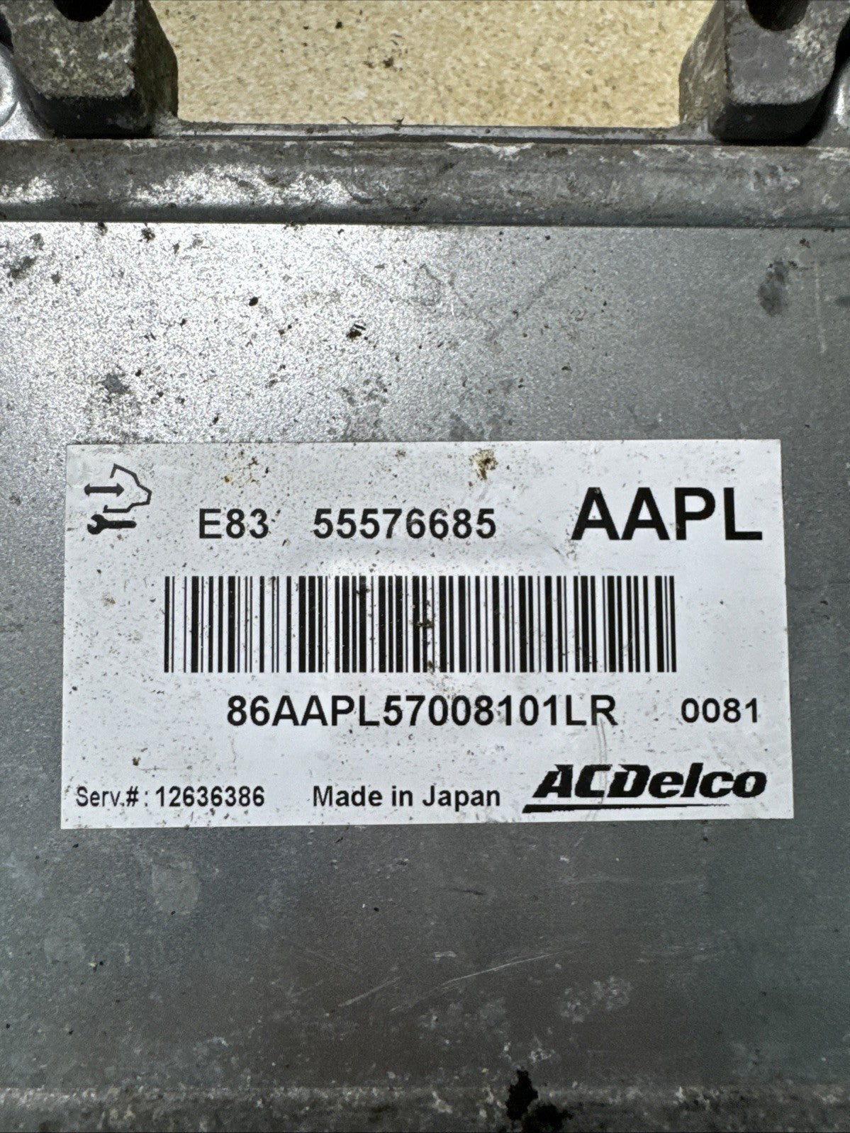 2010 VAUXHALL CORSA D 1.2 ENGINE CONTROL UNIT ECU 55576685