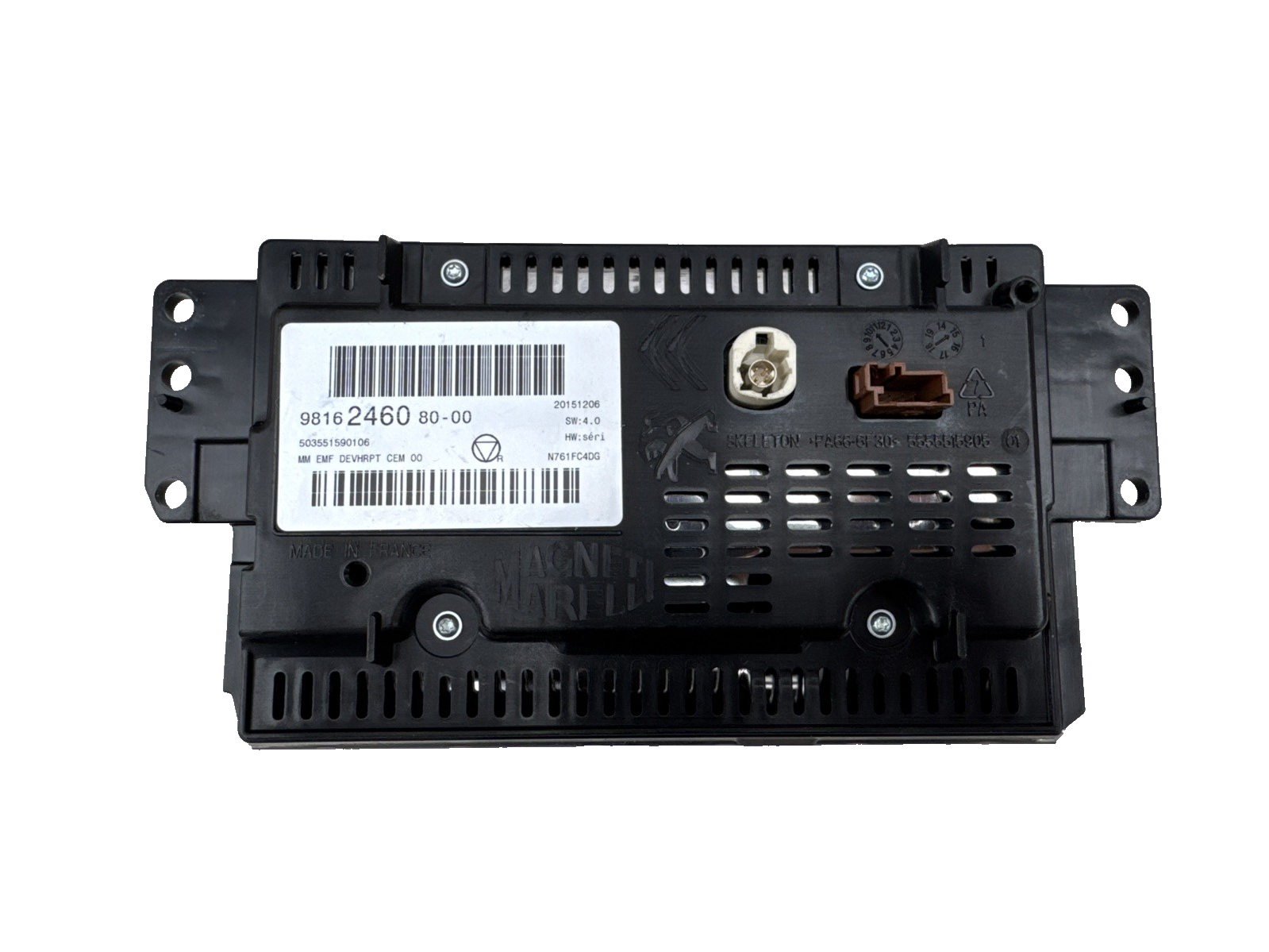 CITROEN DS3 2015 RADIO STEREO SCREEN 98162460.