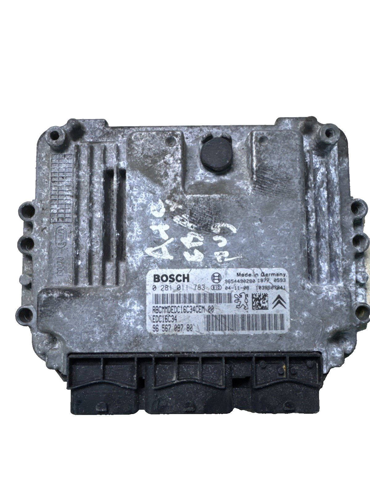 9658556780 PEUGEOT 1.4 HDI Bosch 0281011783 Engine ECU CITROEN