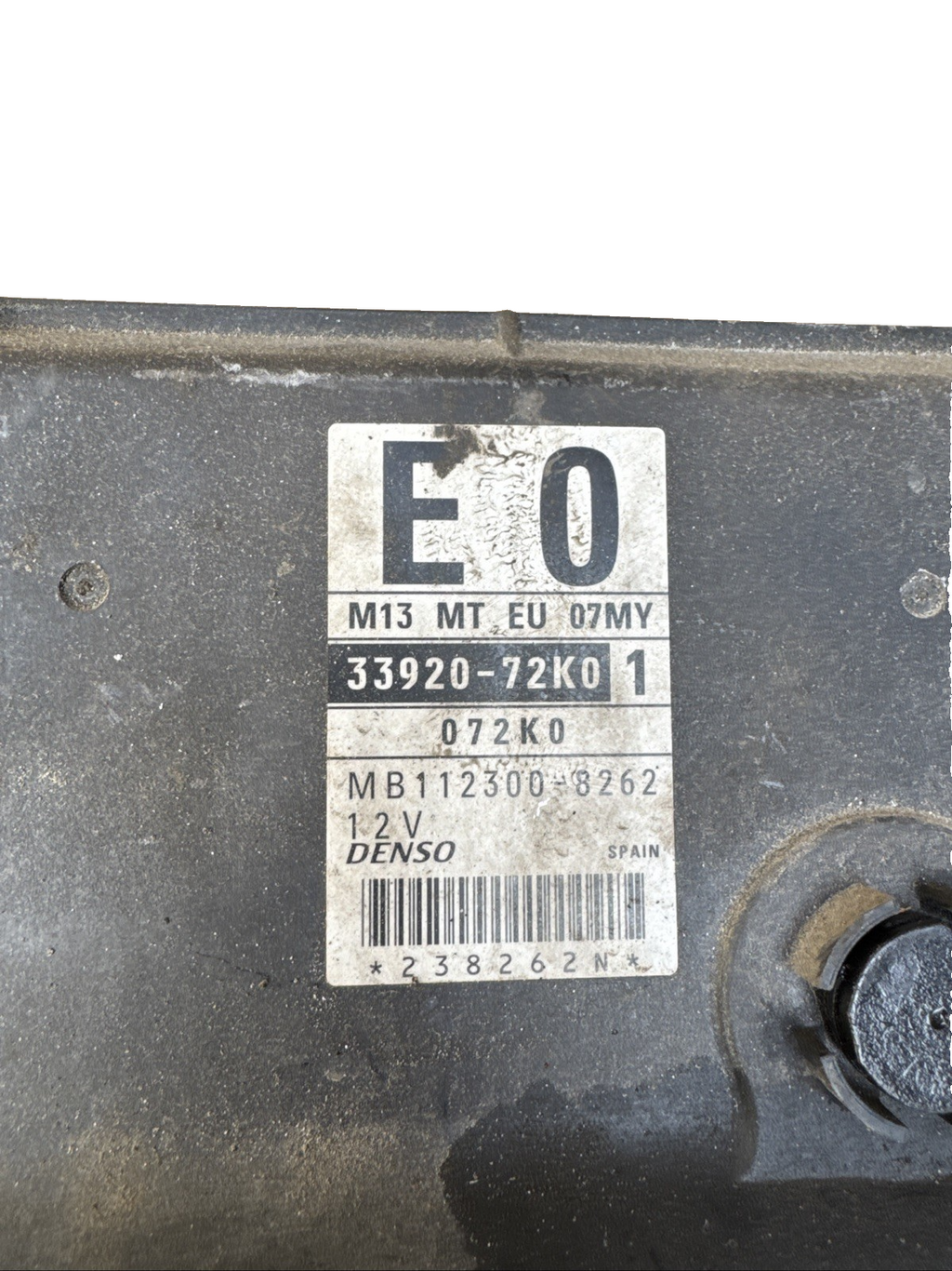 2007 SUZUKI SX4 MK1 PETROL ECU 3392072K0