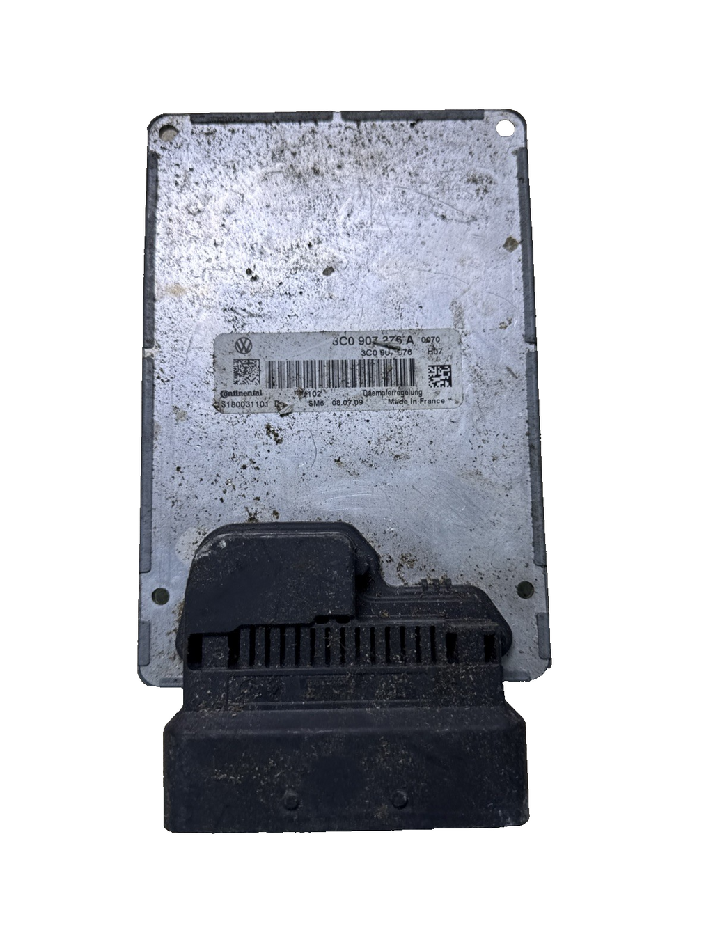 VOLKSWAGEN SCIROCCO ELECTRIC DAMPER CONTROL MODULE WITH BRACKET 2010 3C0907376A