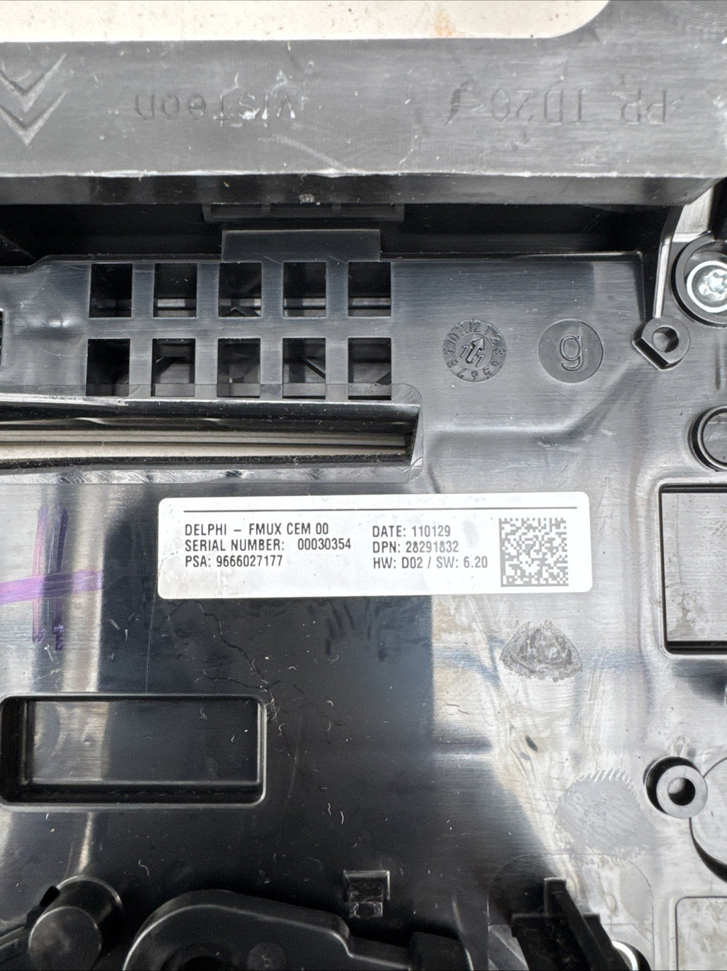 9666027177 Citroen C4 Genuine Electric A/C Climate Multi Control Panel Switch