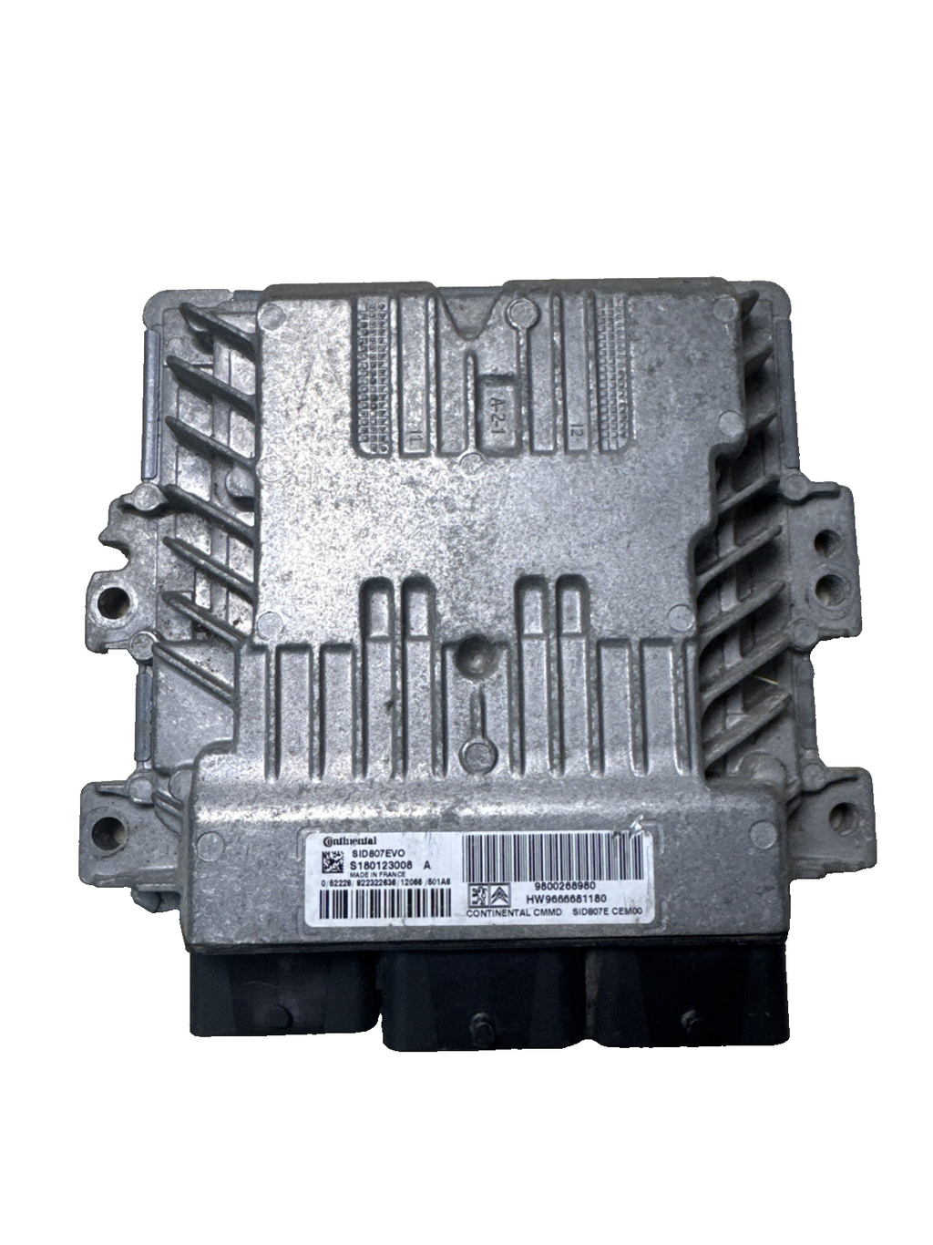 2013 PEUGEOT 308 ALLURE 1.6 E-HDI DV6C-9HD 9800268980 ENGINE CONTROL UNIT ECU