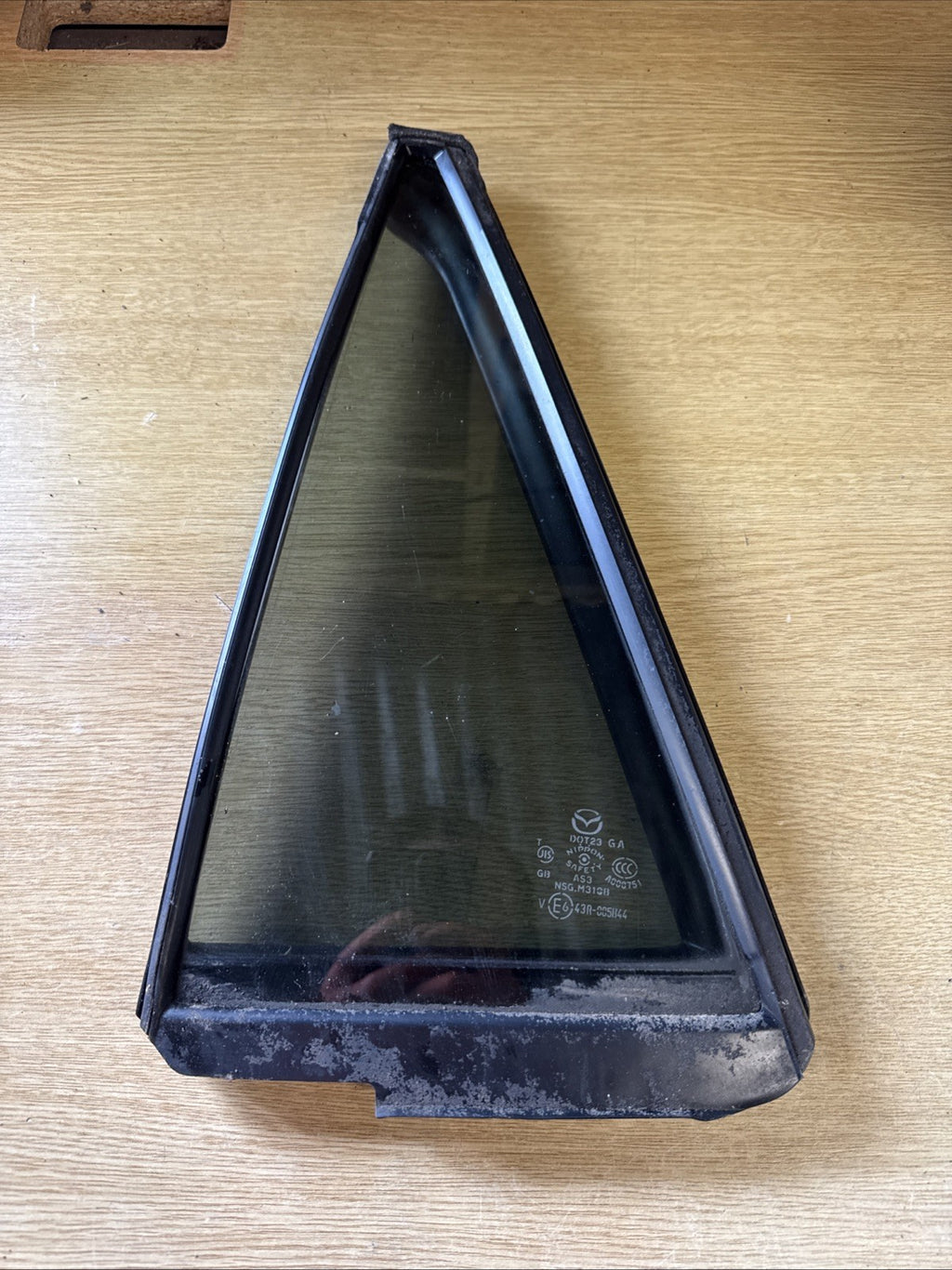 GENUINE MAZDA CX-5 REAR LEFT PASSENGER SIDE NSR QUARTER WINDOW KD5373651