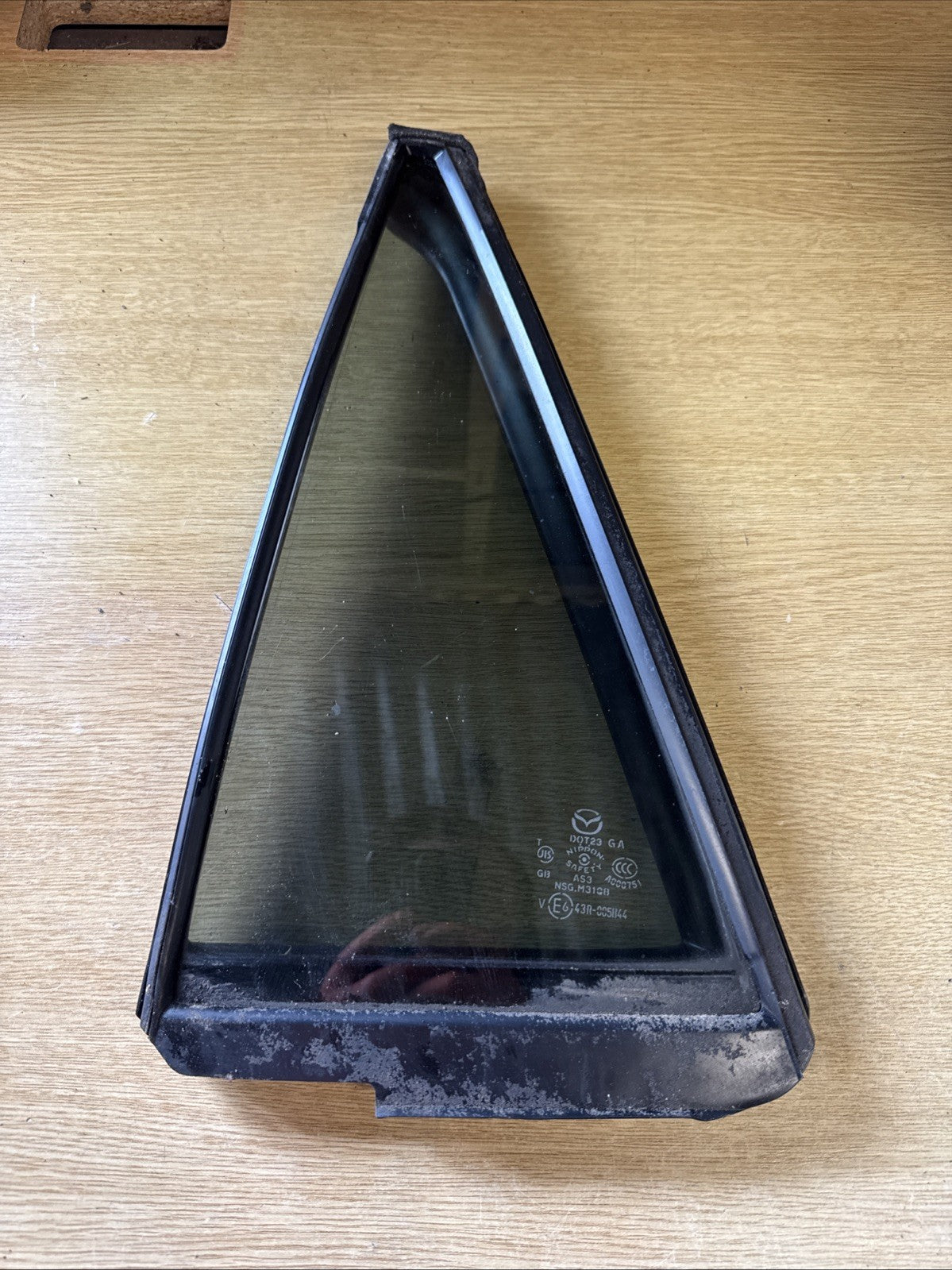 GENUINE MAZDA CX-5 REAR LEFT PASSENGER SIDE NSR QUARTER WINDOW KD5373651