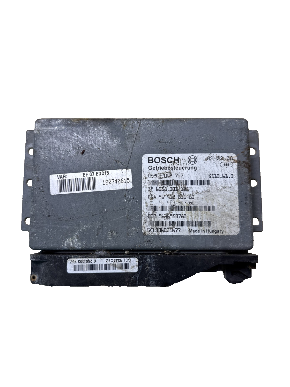 PEUGEOT ENGINE CONTROL UNIT ECU 0260002767 9646950780 9646950780