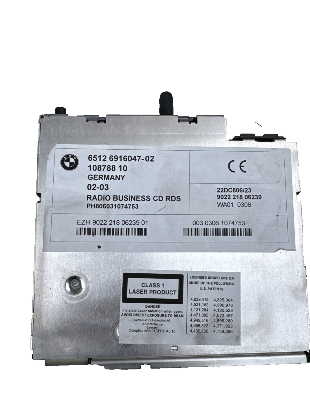 BMW 3 series E46 CD Player Audio Receiver Radio BMW Business 6916047