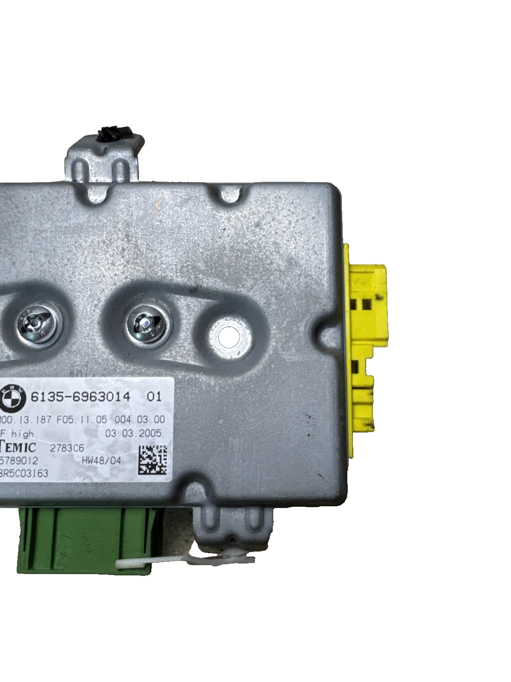 BMW 6 SERIES E63 E64 FRONT PASSENGER SIDE AIRBAG CONTROL MODULE 6963014 2005
