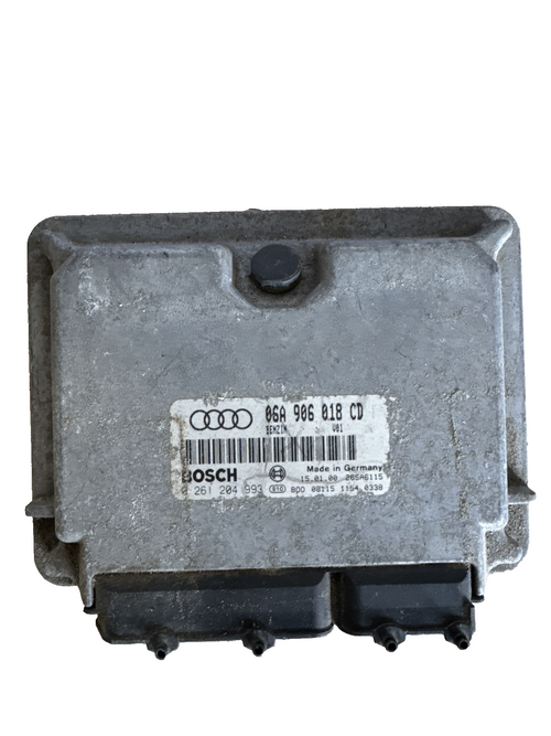 2000 AUDI A3 1.8 SE 3DR ENGINE ECU 06A906018CD 0261204993 BOSCH